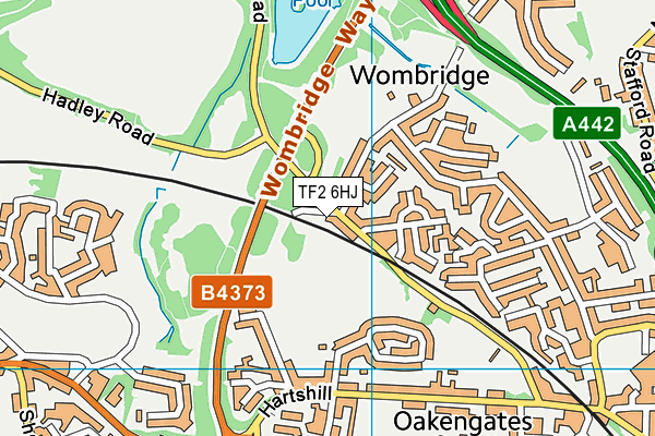 TF2 6HJ map - OS VectorMap District (Ordnance Survey) TF2 6HJ map - OS VectorMap District (Ordnance Survey)