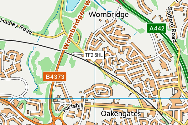 TF2 6HL map - OS VectorMap District (Ordnance Survey) TF2 6HL map - OS VectorMap District (Ordnance Survey)