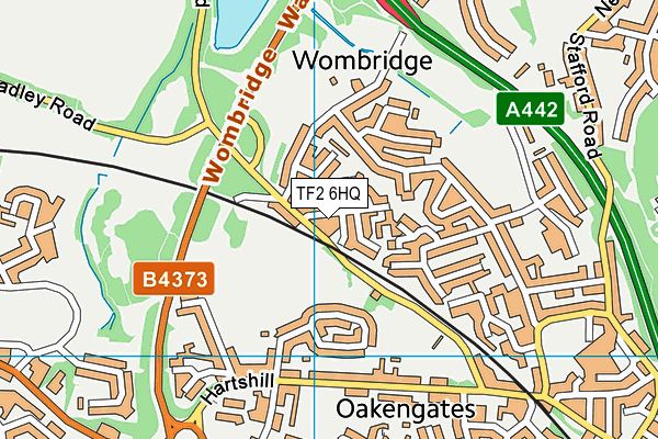 TF2 6HQ map - OS VectorMap District (Ordnance Survey) TF2 6HQ map - OS VectorMap District (Ordnance Survey)