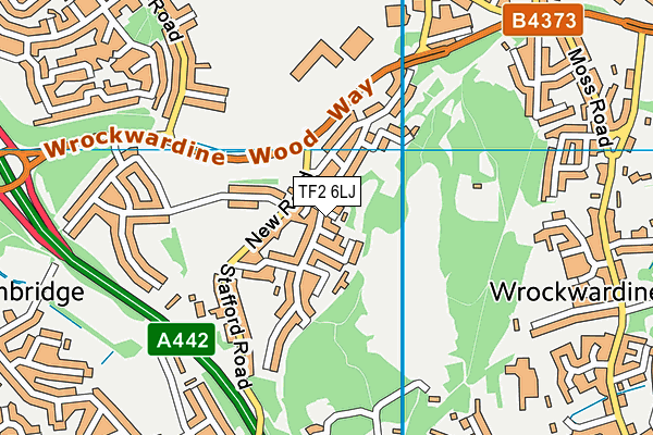 TF2 6LJ map - OS VectorMap District (Ordnance Survey) TF2 6LJ map - OS VectorMap District (Ordnance Survey)