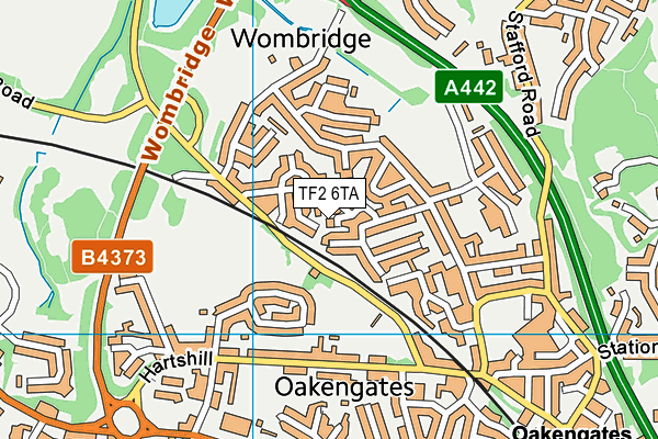 TF2 6TA map - OS VectorMap District (Ordnance Survey) TF2 6TA map - OS VectorMap District (Ordnance Survey)