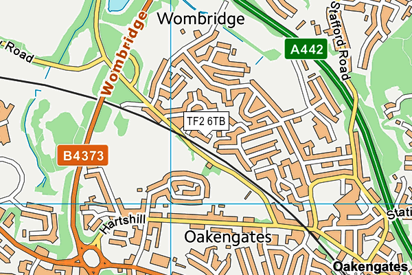 TF2 6TB map - OS VectorMap District (Ordnance Survey) TF2 6TB map - OS VectorMap District (Ordnance Survey)