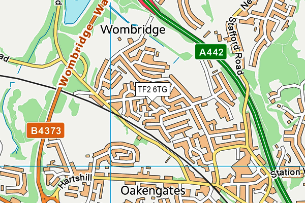 TF2 6TG map - OS VectorMap District (Ordnance Survey) TF2 6TG map - OS VectorMap District (Ordnance Survey)