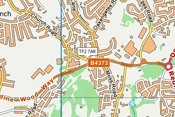 TF2 7AR map - OS VectorMap District (Ordnance Survey) TF2 7AR map - OS VectorMap District (Ordnance Survey)