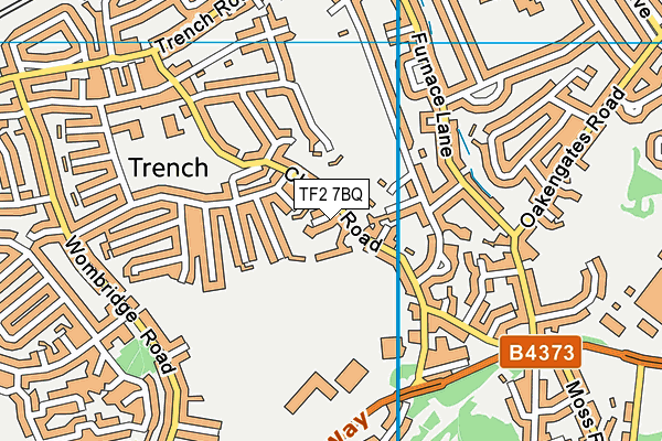 TF2 7BQ map - OS VectorMap District (Ordnance Survey) TF2 7BQ map - OS VectorMap District (Ordnance Survey)