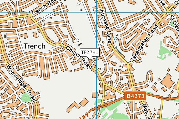 TF2 7HL map - OS VectorMap District (Ordnance Survey) TF2 7HL map - OS VectorMap District (Ordnance Survey)