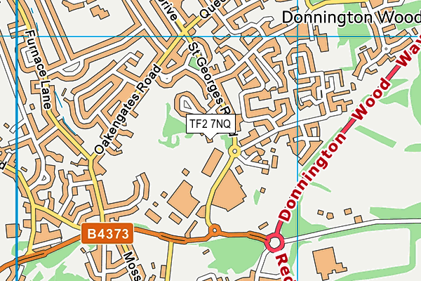 TF2 7NQ map - OS VectorMap District (Ordnance Survey) TF2 7NQ map - OS VectorMap District (Ordnance Survey)