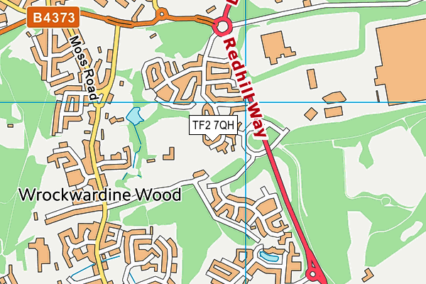 TF2 7QH map - OS VectorMap District (Ordnance Survey) TF2 7QH map - OS VectorMap District (Ordnance Survey)