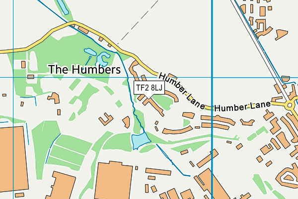 TF2 8LJ map - OS VectorMap District (Ordnance Survey) TF2 8LJ map - OS VectorMap District (Ordnance Survey)