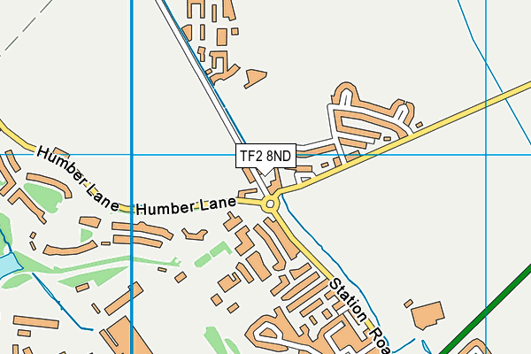 TF2 8ND map - OS VectorMap District (Ordnance Survey) TF2 8ND map - OS VectorMap District (Ordnance Survey)