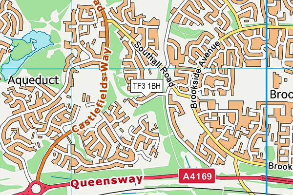 TF3 1BH map - OS VectorMap District (Ordnance Survey) TF3 1BH map - OS VectorMap District (Ordnance Survey)