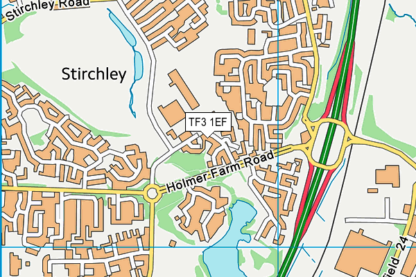TF3 1EF map - OS VectorMap District (Ordnance Survey) TF3 1EF map - OS VectorMap District (Ordnance Survey)