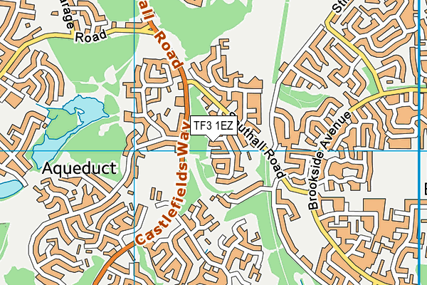 TF3 1EZ map - OS VectorMap District (Ordnance Survey) TF3 1EZ map - OS VectorMap District (Ordnance Survey)