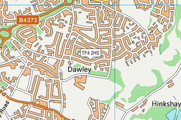TF4 2HS map - OS VectorMap District (Ordnance Survey) TF4 2HS map - OS VectorMap District (Ordnance Survey)