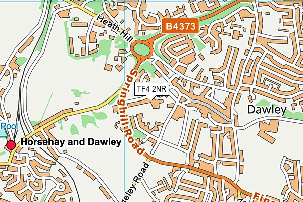 TF4 2NR map - OS VectorMap District (Ordnance Survey) TF4 2NR map - OS VectorMap District (Ordnance Survey)