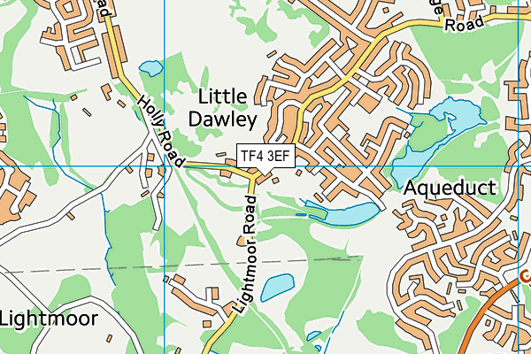 TF4 3EF map - OS VectorMap District (Ordnance Survey) TF4 3EF map - OS VectorMap District (Ordnance Survey)