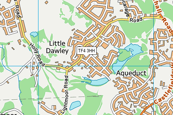 TF4 3HH map - OS VectorMap District (Ordnance Survey) TF4 3HH map - OS VectorMap District (Ordnance Survey)