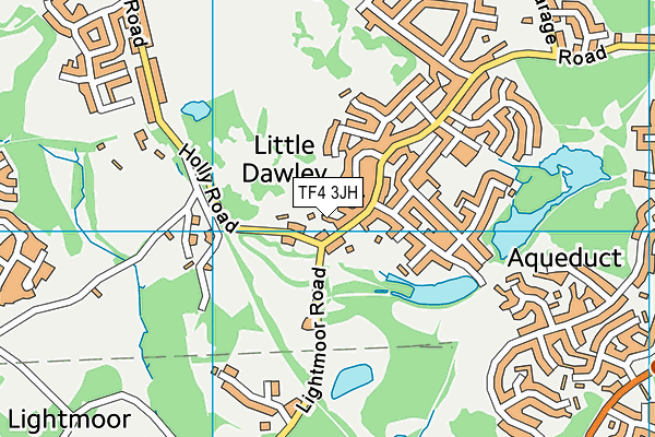TF4 3JH map - OS VectorMap District (Ordnance Survey) TF4 3JH map - OS VectorMap District (Ordnance Survey)