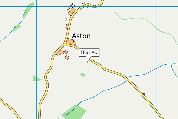 TF6 5AQ map - OS VectorMap District (Ordnance Survey) TF6 5AQ map - OS VectorMap District (Ordnance Survey)