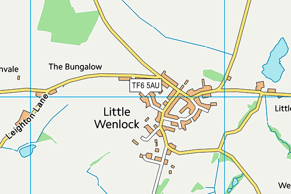 TF6 5AU map - OS VectorMap District (Ordnance Survey)