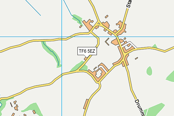 TF6 5EZ map - OS VectorMap District (Ordnance Survey) TF6 5EZ map - OS VectorMap District (Ordnance Survey)