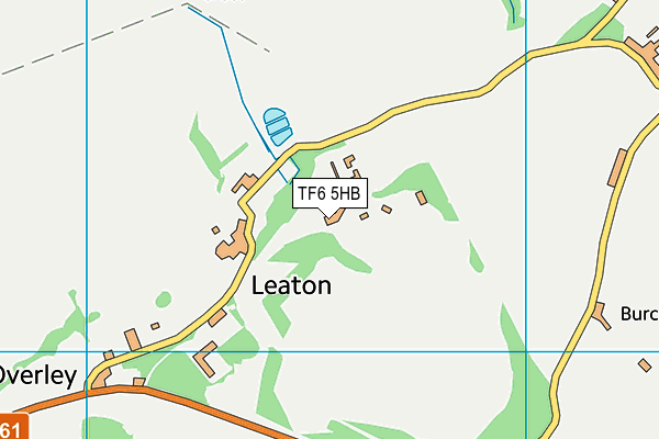 TF6 5HB map - OS VectorMap District (Ordnance Survey) TF6 5HB map - OS VectorMap District (Ordnance Survey)