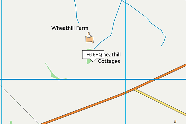 TF6 5HQ map - OS VectorMap District (Ordnance Survey) TF6 5HQ map - OS VectorMap District (Ordnance Survey)