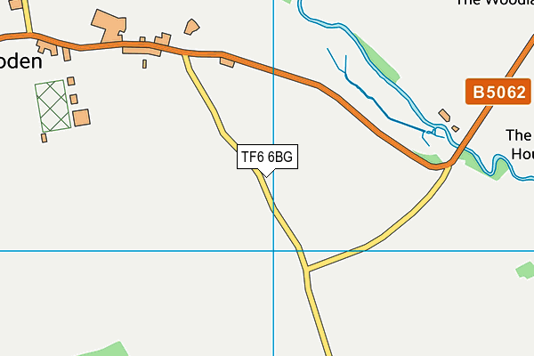 TF6 6BG map - OS VectorMap District (Ordnance Survey) TF6 6BG map - OS VectorMap District (Ordnance Survey)