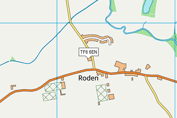 TF6 6EN map - OS VectorMap District (Ordnance Survey) TF6 6EN map - OS VectorMap District (Ordnance Survey)
