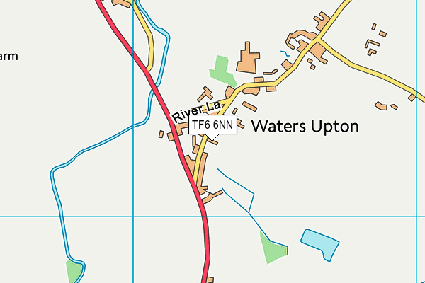 TF6 6NN map - OS VectorMap District (Ordnance Survey) TF6 6NN map - OS VectorMap District (Ordnance Survey)