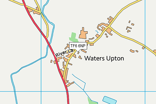 TF6 6NP map - OS VectorMap District (Ordnance Survey) TF6 6NP map - OS VectorMap District (Ordnance Survey)