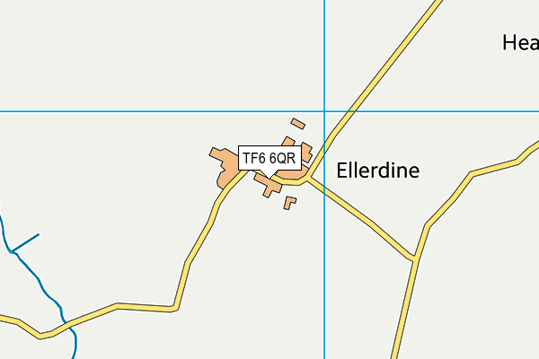 TF6 6QR map - OS VectorMap District (Ordnance Survey) TF6 6QR map - OS VectorMap District (Ordnance Survey)