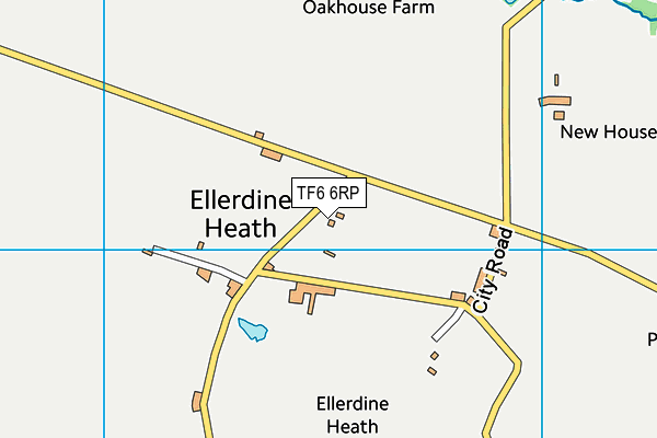 TF6 6RP map - OS VectorMap District (Ordnance Survey)
