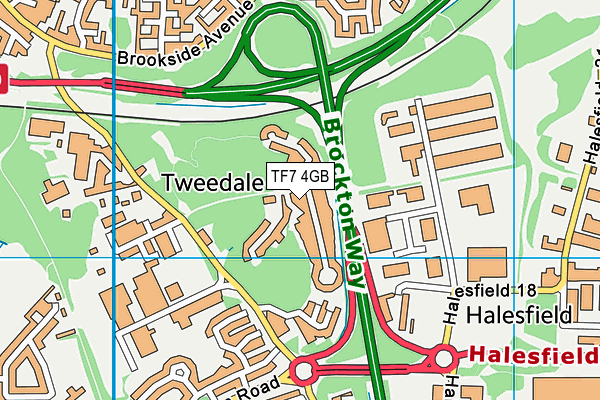 TF7 4GB map - OS VectorMap District (Ordnance Survey) TF7 4GB map - OS VectorMap District (Ordnance Survey)