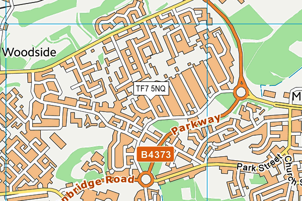 TF7 5NQ map - OS VectorMap District (Ordnance Survey) TF7 5NQ map - OS VectorMap District (Ordnance Survey)