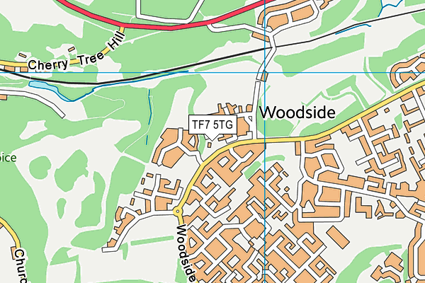 TF7 5TG map - OS VectorMap District (Ordnance Survey) TF7 5TG map - OS VectorMap District (Ordnance Survey)