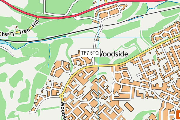 TF7 5TQ map - OS VectorMap District (Ordnance Survey)
