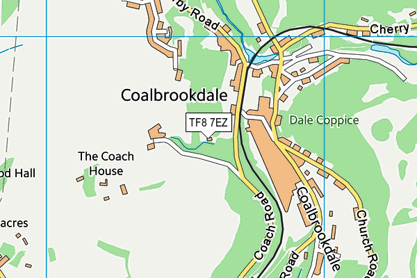 TF8 7EZ map - OS VectorMap District (Ordnance Survey) TF8 7EZ map - OS VectorMap District (Ordnance Survey)