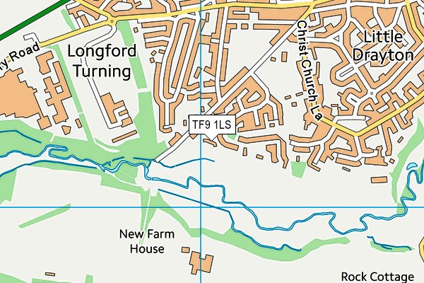 TF9 1LS map - OS VectorMap District (Ordnance Survey) TF9 1LS map - OS VectorMap District (Ordnance Survey)