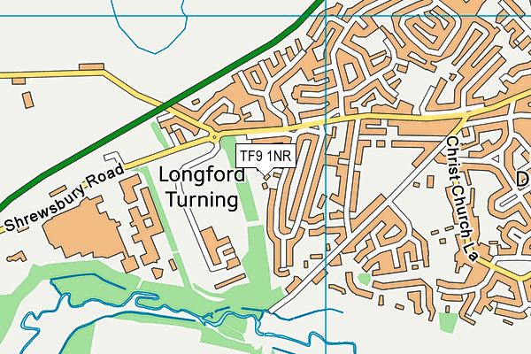 TF9 1NR map - OS VectorMap District (Ordnance Survey)