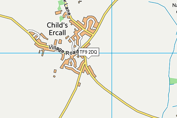 TF9 2DQ map - OS VectorMap District (Ordnance Survey) TF9 2DQ map - OS VectorMap District (Ordnance Survey)