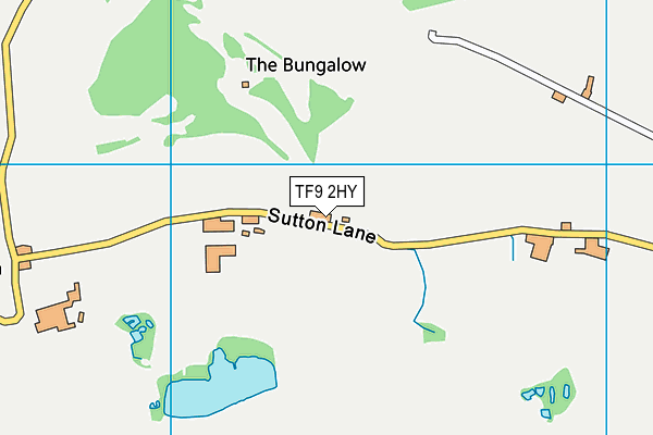 TF9 2HY map - OS VectorMap District (Ordnance Survey) TF9 2HY map - OS VectorMap District (Ordnance Survey)