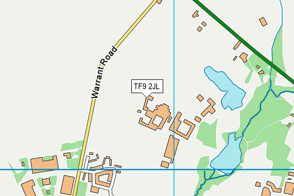 TF9 2JL map - OS VectorMap District (Ordnance Survey) TF9 2JL map - OS VectorMap District (Ordnance Survey)