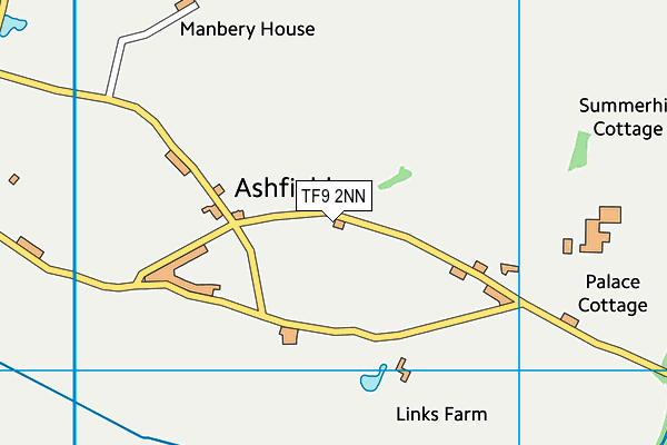 TF9 2NN map - OS VectorMap District (Ordnance Survey) TF9 2NN map - OS VectorMap District (Ordnance Survey)