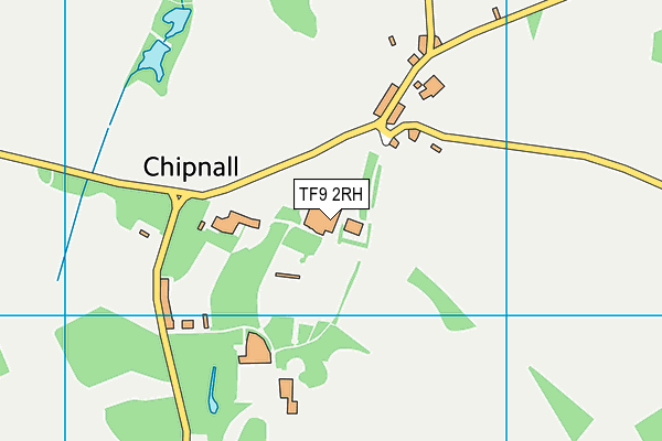 TF9 2RH map - OS VectorMap District (Ordnance Survey) TF9 2RH map - OS VectorMap District (Ordnance Survey)