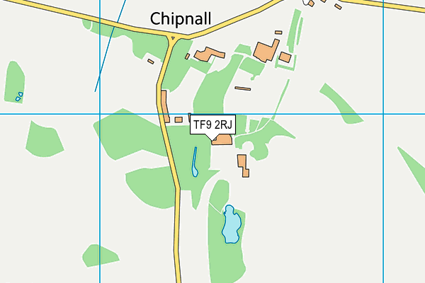 TF9 2RJ map - OS VectorMap District (Ordnance Survey) TF9 2RJ map - OS VectorMap District (Ordnance Survey)