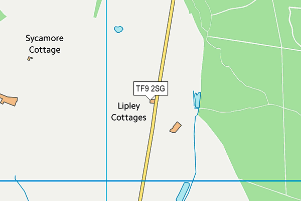 TF9 2SG map - OS VectorMap District (Ordnance Survey) TF9 2SG map - OS VectorMap District (Ordnance Survey)