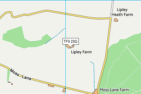 TF9 2SQ map - OS VectorMap District (Ordnance Survey) TF9 2SQ map - OS VectorMap District (Ordnance Survey)
