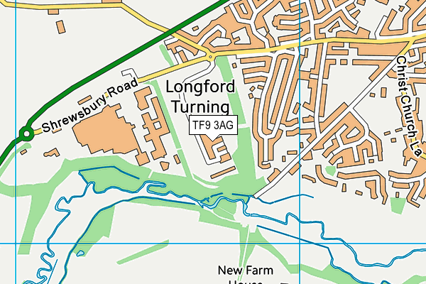 TF9 3AG map - OS VectorMap District (Ordnance Survey) TF9 3AG map - OS VectorMap District (Ordnance Survey)