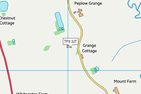 TF9 3JT map - OS VectorMap District (Ordnance Survey) TF9 3JT map - OS VectorMap District (Ordnance Survey)